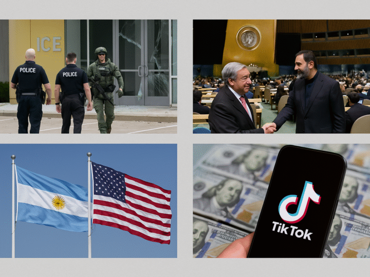 ICE Dallas Attack, UNGA Tensions, Argentina US Backing And TikTok Sale Dynamics